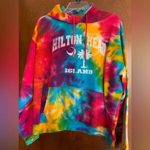Hilton Head Hooded Tie Dye Sweatshirt